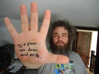 Patrick Rothfuss with the only motivational quote you really need